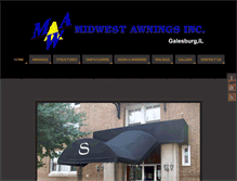 Tablet Screenshot of midwestawningsinc.com